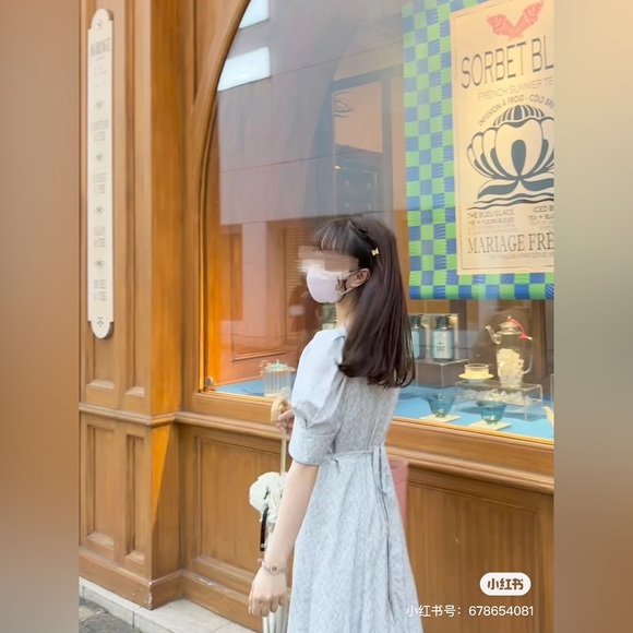 Jusglitty floral tea dress Japanese brand - Picture 8 of 9